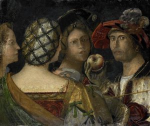 The Judgment of Paris by Antonio Da Vendri Oil Painting