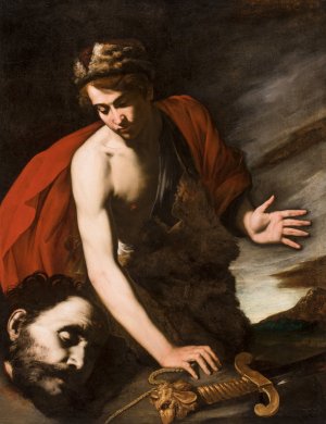 David with Head of Goliath by Antonio De Bellis Oil Painting