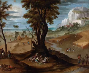 The Twelve Months of the Year, July-August by Antonio De Espinosa Oil Painting