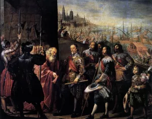 The Relief of Genoa by Antonio De Pereda Oil Painting