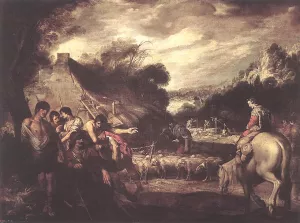 Joseph and His Brethren by Antonio Del Castillo - Oil Painting Reproduction