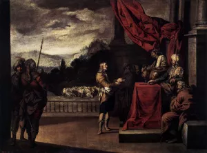 Joseph Explains the Dream of the Pharaoh painting by Antonio Del Castillo