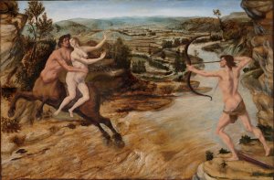 Hercules and Deianira by Antonio Del Pollaiuolo Oil Painting