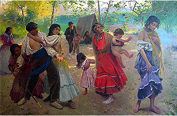 Main Product Photo of La Rebelde Painting by Antonio Fillol Granell