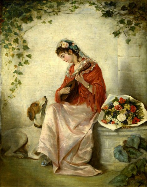 Untitled by Antonio Garcia y Mencia - Hand-Painted Oil Painting Reproduction