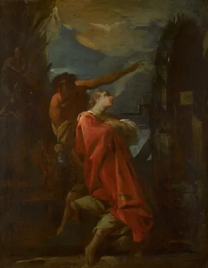 The Martyrdom Of Saint Catherine Oil painting by Antonio Gonzalez Velazquez
