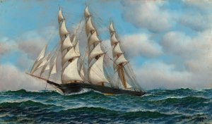 Governor Goodwin by Antonio Jacobsen Oil Painting