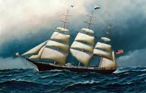 Stag Harbor painting by Antonio Jacobsen