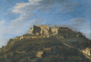 Monastery Di San Martino, Naples by Antonio Joli Oil Painting