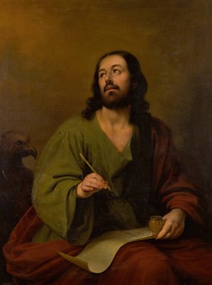 Saint John Evangelist by Antonio Maria Esquivel Oil Painting
