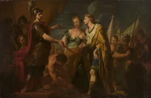 Magnanimity of Scipio by Antonio Molinari Oil Painting