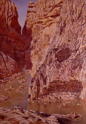Desfiladero by Antonio Munoz Degrain Oil Painting
