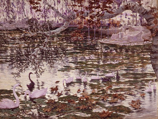 El Estanque by Antonio Munoz Degrain - Hand-Painted Oil Painting Reproduction