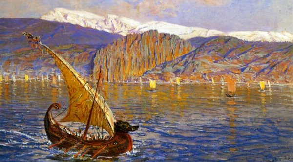 El Libano by Antonio Munoz Degrain - Hand-Painted Oil Painting Reproduction