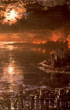 El Mar Muerto by Antonio Munoz Degrain Oil Painting