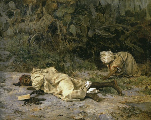 El Rastreador by Antonio Munoz Degrain - Hand-Painted Oil Painting Reproduction