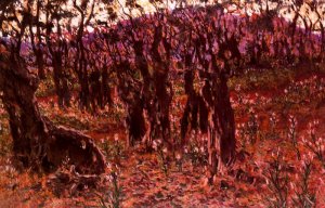 El Valle de Josafat Oil painting by Antonio Munoz Degrain