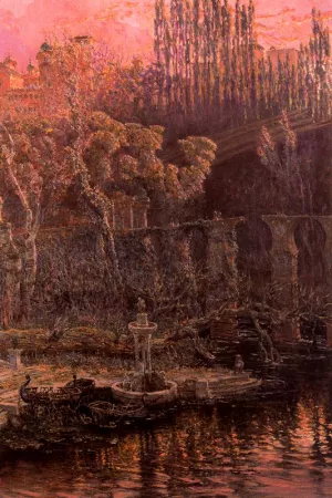 Fuente de la Sultana Oil painting by Antonio Munoz Degrain