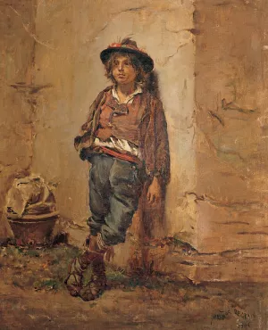 Rinconete y Cortadillo by Antonio Munoz Degrain - Oil Painting Reproduction