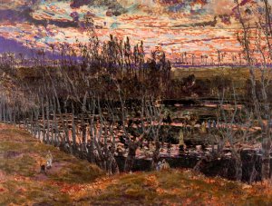 Un Vado en el Rio Jordan by Antonio Munoz Degrain Oil Painting