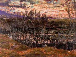 Un Vado en el Rio Jordan Oil painting by Antonio Munoz Degrain