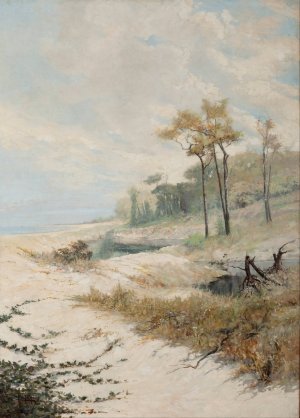 Cabralia Bay by Antonio Parreiras Oil Painting