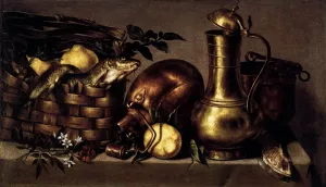 Still-Life in the Kitchen by Antonio Ponce Oil Painting