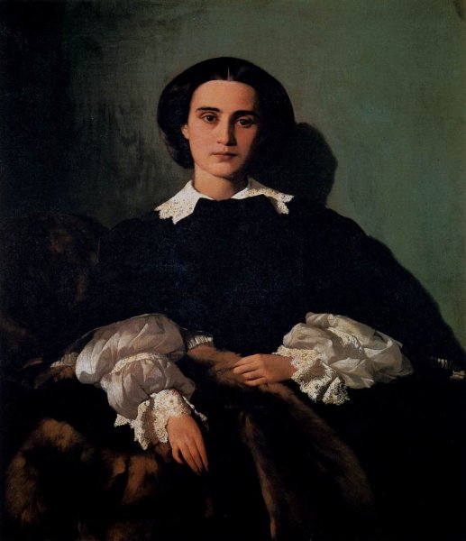 Main Product Photo of Portrait of the Noblewoman Marrocchi Painting by Antonio Puccinelli
