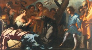 A Group Of Figures With Musicians And A Young Boy by Antonio Zanchi Oil Painting