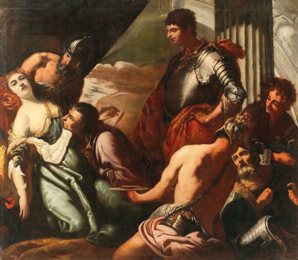 Main Product Photo of The Death of Agrippina Painting by Antonio Zanchi