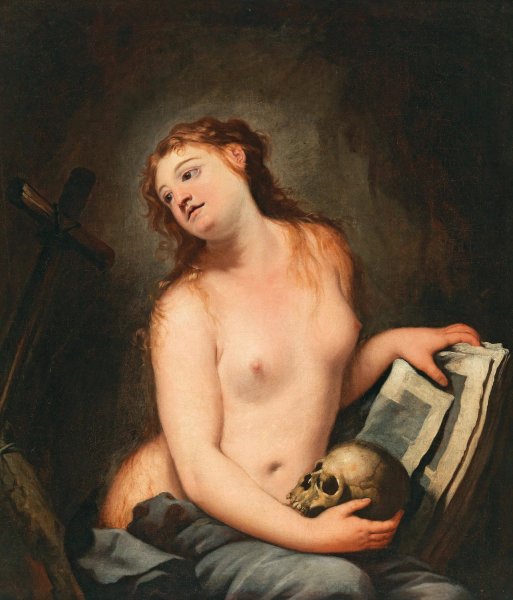 Main Product Photo of The Penitent Magdalene Painting by Antonio Zanchi