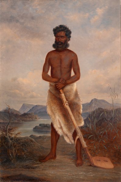 Australian Man  by Antonio Zeno Shindler - Hand-Painted Oil Painting Reproduction