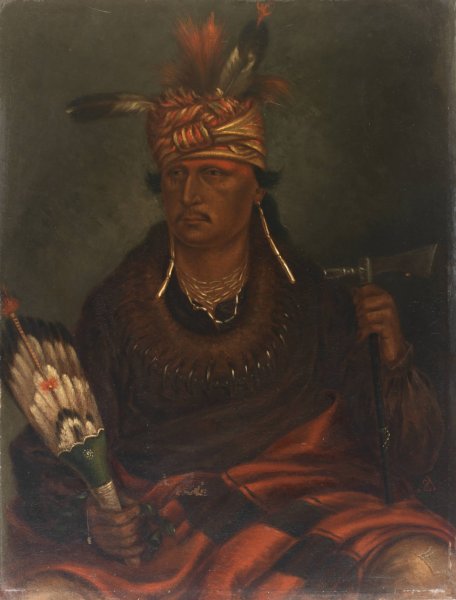 Chetan-woa-kutoa-mang  by Antonio Zeno Shindler - Hand-Painted Oil Painting Reproduction