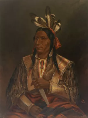 Keokuk by Antonio Zeno Shindler Oil Painting