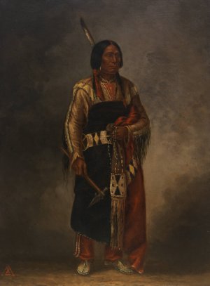 Mak-phe-ah-luta by Antonio Zeno Shindler Oil Painting