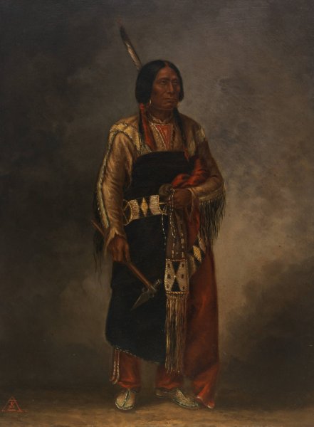 Main Product Photo of Mak-phe-ah-luta  Painting by Antonio Zeno Shindler