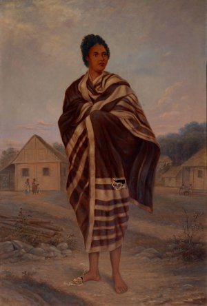 Malagasy Woman by Antonio Zeno Shindler Oil Painting