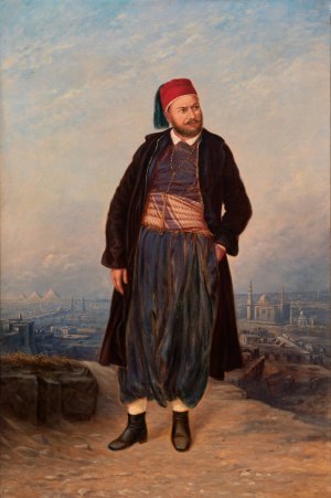 Modern Egyptian by Antonio Zeno Shindler Oil Painting