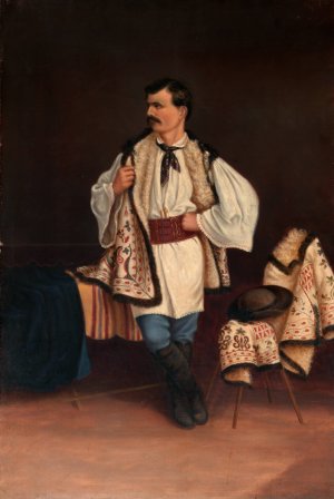 Modern Greek by Antonio Zeno Shindler Oil Painting