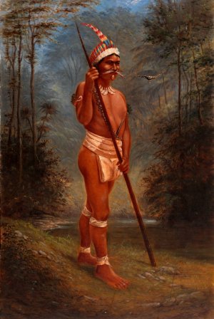 Zaparo Stock by Antonio Zeno Shindler Oil Painting