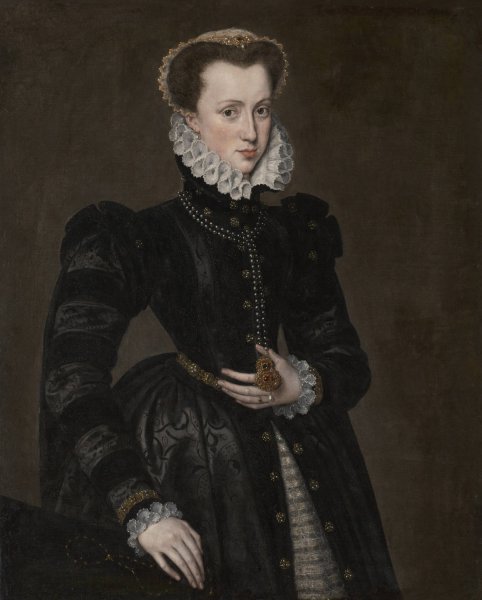 Main Product Photo of Portrait of a Court Lady  Painting by Antonis Mor (Follower)