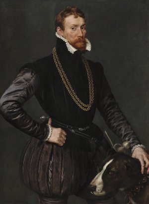 Portrait of a Gentleman by Antonis Mor Oil Painting