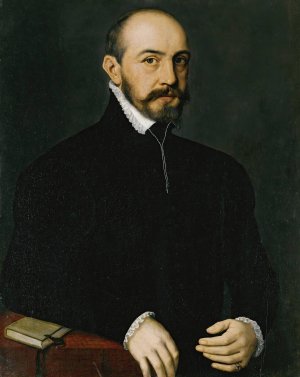 Portrait Of A Gentleman by Antonis Mor Oil Painting