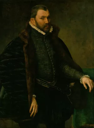 Portrait of a Man by Antonis Mor Oil Painting