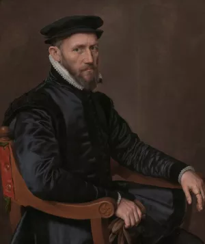 Portrait of Sir Thomas Gresham by Antonis Mor Oil Painting