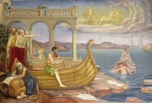 The Building of The 'Argo' by Antoon Derkinderen Oil Painting