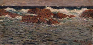 Seascape, Mera Oil painting by Aoki Shigeru