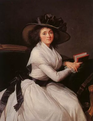 Comtesse de la Chatre Oil painting by Elisabeth Vigee-Lebrun