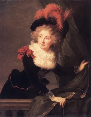 Madame Perregaux by Elisabeth Vigee-Lebrun Oil Painting