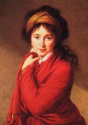 Portrait of Countess Golovine by Elisabeth Vigee-Lebrun Oil Painting